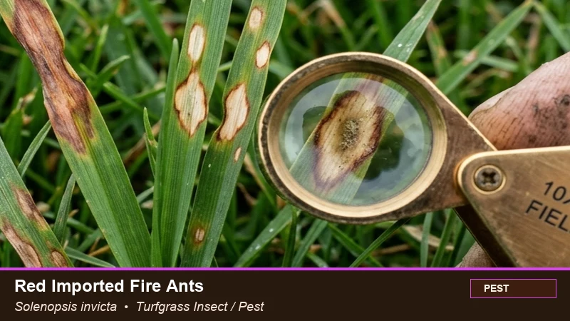 Pathology field specimen of Red Imported Fire Ants (Solenopsis invicta)