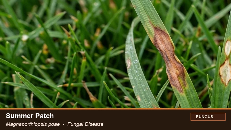 Pathology field specimen of Summer Patch (Magnaporthiopsis poae)