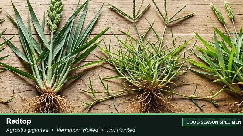 Botanical field specimen of Redtop (Agrostis gigantea)